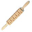 Wooden Rolling Pin Beech Wood Laser Engraved Printing Rolling Pin Christmas Flip Sugar Cookie Pressing Stick