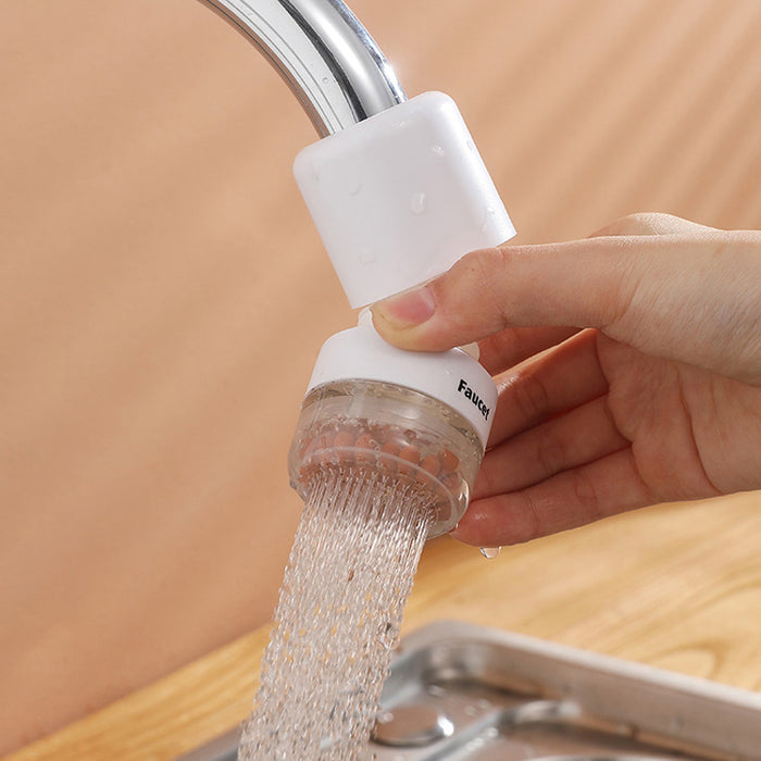 Booster Faucet Splash-Proof Head Extension Extender Kitchen Shower Rotating Tap Universal Faucet Filter