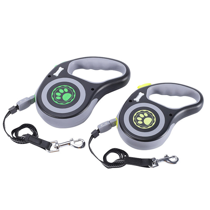 Automatic Retractable Tractor Small And Medium-Sized Nylon Dog And Cat Leash Outdoor Portable Pet Dog Rope