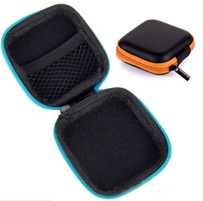 Storage Bag Case For Earphone EVA Headphone Case Container Cable Earbuds Storage Box Pouch Bag