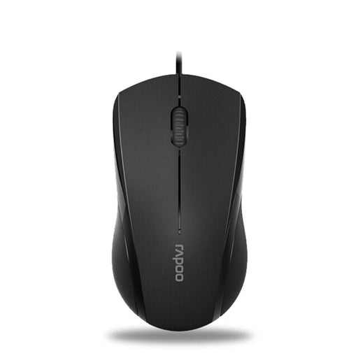 Rapoo N1600 Wired Silent Mouse 1000DPI Optical USB Gaming Mouse for Macbook Laptop Computer